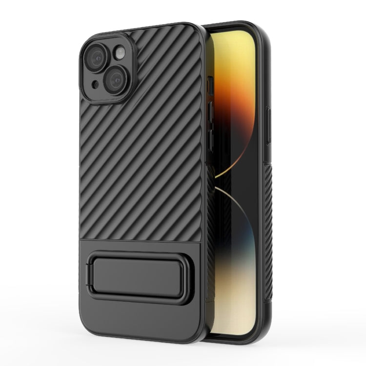 Wavy Texture TPU Phone Case with Lens Film, For iPhone 14, For iPhone 15 Pro Max, For iPhone 15 Pro, For iPhone 14 Plus, For iPhone 15 Plus, For iPhone 14 Pro, For iPhone 15, For iPhone 14 Pro Max