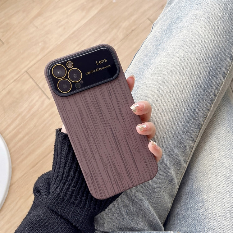 Wood Grain TPU Phone Case with Lens Film, For iPhone 12 Pro, For iPhone 11 Pro Max, For iPhone 11, For iPhone 11 Pro, For iPhone X / XS, For iPhone XR, For iPhone XS Max