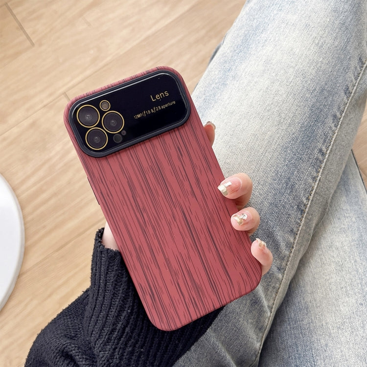 Wood Grain TPU Phone Case with Lens Film, For iPhone 12 Pro, For iPhone 11 Pro Max, For iPhone 11, For iPhone 11 Pro, For iPhone X / XS, For iPhone XR, For iPhone XS Max