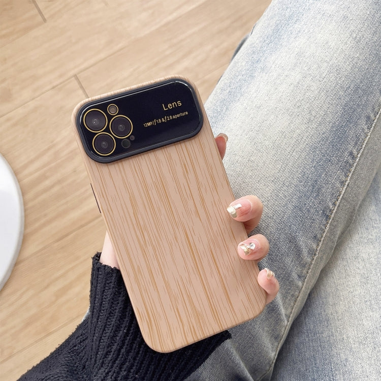 Wood Grain TPU Phone Case with Lens Film, For iPhone 12 Pro, For iPhone 11 Pro Max, For iPhone 11, For iPhone 11 Pro, For iPhone X / XS, For iPhone XR, For iPhone XS Max