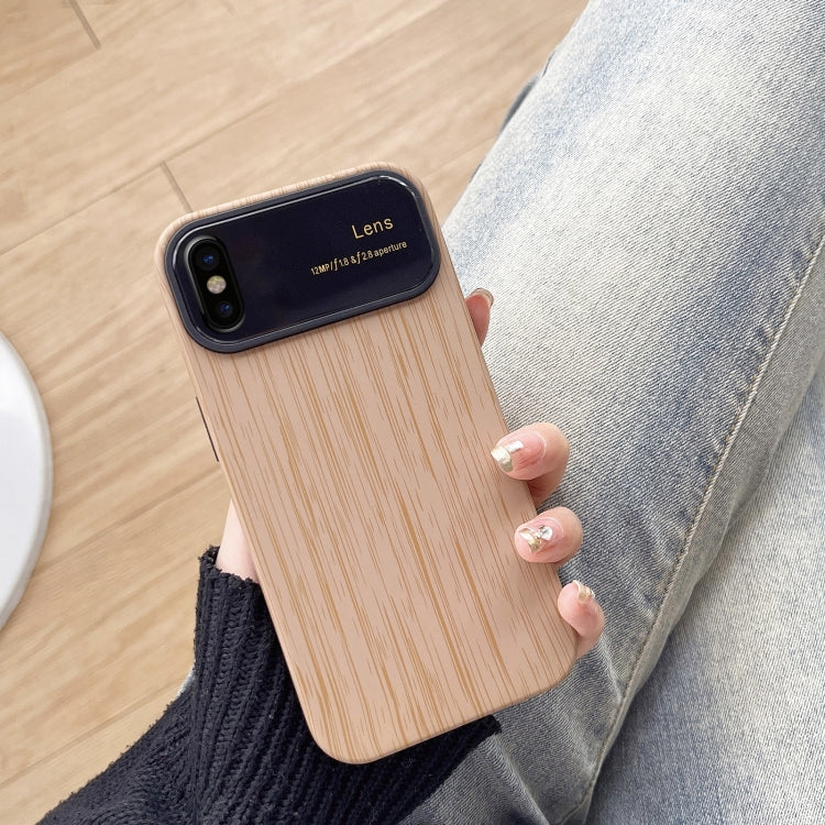 Wood Grain TPU Phone Case with Lens Film, For iPhone 12 Pro, For iPhone 11 Pro Max, For iPhone 11, For iPhone 11 Pro, For iPhone X / XS, For iPhone XR, For iPhone XS Max