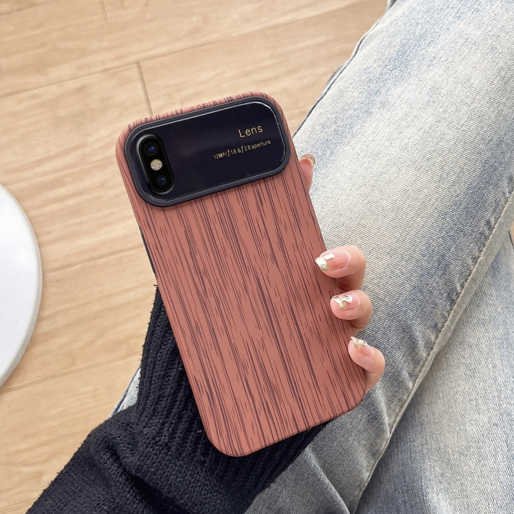 Wood Grain TPU Phone Case with Lens Film, For iPhone 12 Pro, For iPhone 11 Pro Max, For iPhone 11, For iPhone 11 Pro, For iPhone X / XS, For iPhone XR, For iPhone XS Max