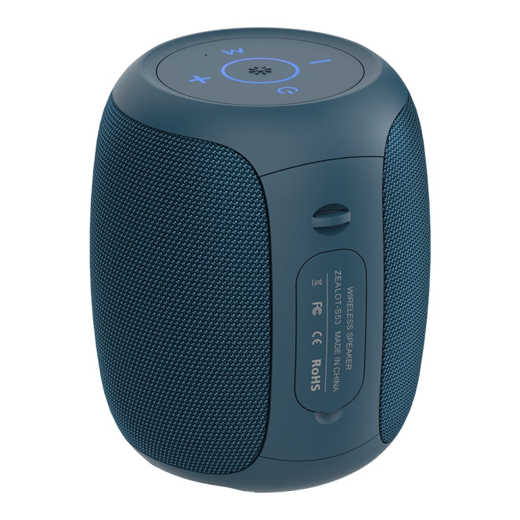 Zealot S53 IPX6 Waterproof Portable Colorful Wireless Bluetooth Speaker