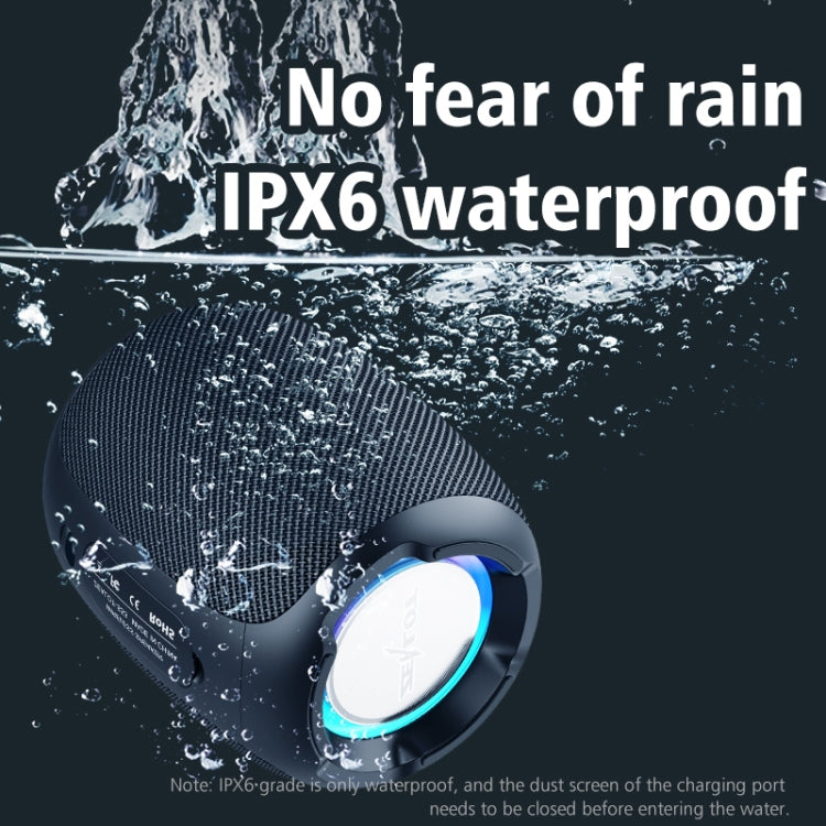 Zealot S53 IPX6 Waterproof Portable Colorful Wireless Bluetooth Speaker