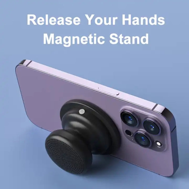 EWA A117 Portable Mini Magnetic Phone Holder Bluetooth Metal Speaker