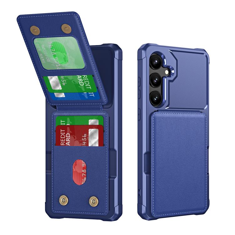 Vertical Flip Card Bag Holder Leather Phone Case, For Samsung Galaxy S25 5G, For Samsung Galaxy S25+ 5G, For Samsung Galaxy S25 Ultra 5G, For Samsung Galaxy S24 FE 5G