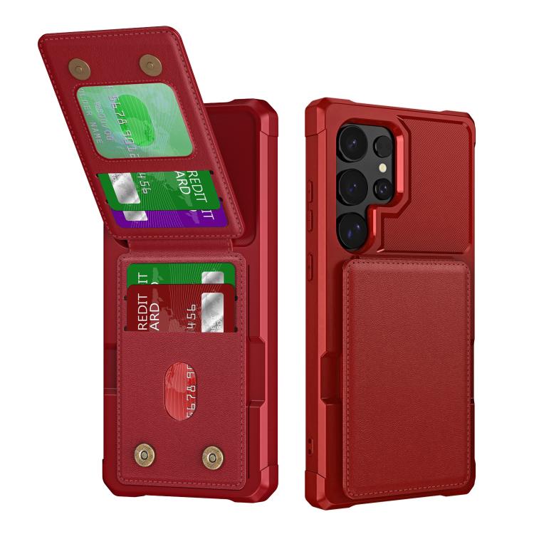 Vertical Flip Card Bag Holder Leather Phone Case, For Samsung Galaxy S25 5G, For Samsung Galaxy S25+ 5G, For Samsung Galaxy S25 Ultra 5G, For Samsung Galaxy S24 FE 5G