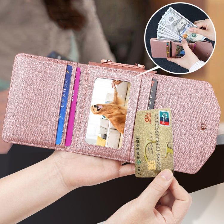 VIETAO Portable Wallet Foldable PU Phone Case, For Samsung Galaxy Z Flip6 / Flip7 FE, For Samsung Galaxy Z Flip5, For Samsung Galaxy Z Flip4, For Samsung Galaxy Z Flip3 5G