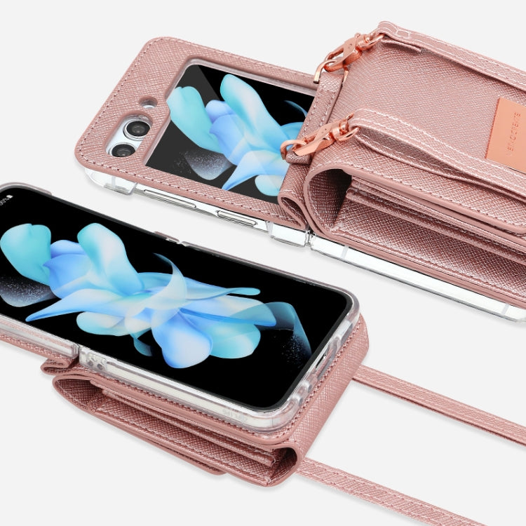 VIETAO Portable Organ Style Wallet PU Phone Case, For Samsung Galaxy Z Flip6 / Flip7 FE, For Samsung Galaxy Z Flip5