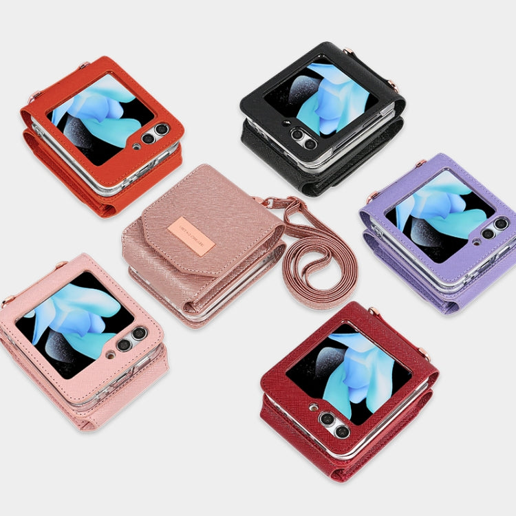 VIETAO Portable Organ Style Wallet PU Phone Case, For Samsung Galaxy Z Flip6 / Flip7 FE, For Samsung Galaxy Z Flip5