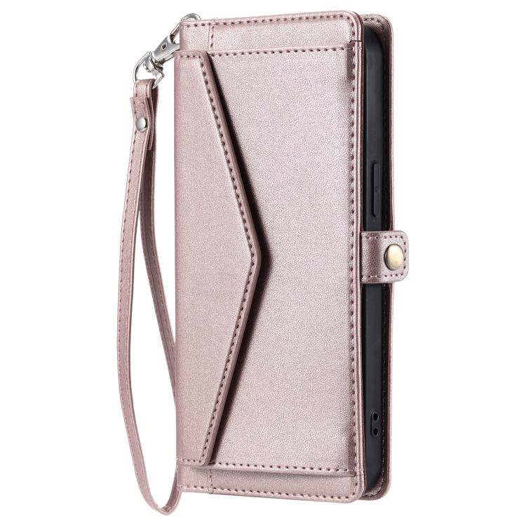Wallet Multi-card Slot Leather Phone Case with Lanyard, For Samsung Galaxy S25 Edge 5G, For Samsung Galaxy S25 5G, For Samsung Galaxy S25+ 5G, For Samsung Galaxy S25 Ultra 5G