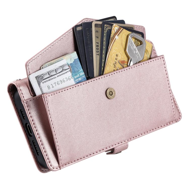 Wallet Multi-card Slot Leather Phone Case with Lanyard, For Samsung Galaxy S25 Edge 5G, For Samsung Galaxy S25 5G, For Samsung Galaxy S25+ 5G, For Samsung Galaxy S25 Ultra 5G