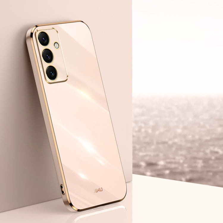 XINLI Straight Edge 6D Electroplate TPU Phone Case, For Samsung Galaxy S25 Edge 5G, For Samsung Galaxy S25 5G, For Samsung Galaxy S25+ 5G, For Samsung Galaxy S25 Ultra 5G, For Samsung Galaxy S24 FE 5G