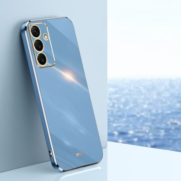 XINLI Straight Edge 6D Electroplate TPU Phone Case, For Samsung Galaxy S25 Edge 5G, For Samsung Galaxy S25 5G, For Samsung Galaxy S25+ 5G, For Samsung Galaxy S25 Ultra 5G, For Samsung Galaxy S24 FE 5G