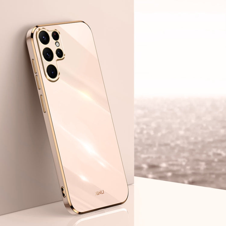 XINLI Straight Edge 6D Electroplate TPU Phone Case, For Samsung Galaxy S25 Edge 5G, For Samsung Galaxy S25 5G, For Samsung Galaxy S25+ 5G, For Samsung Galaxy S25 Ultra 5G, For Samsung Galaxy S24 FE 5G