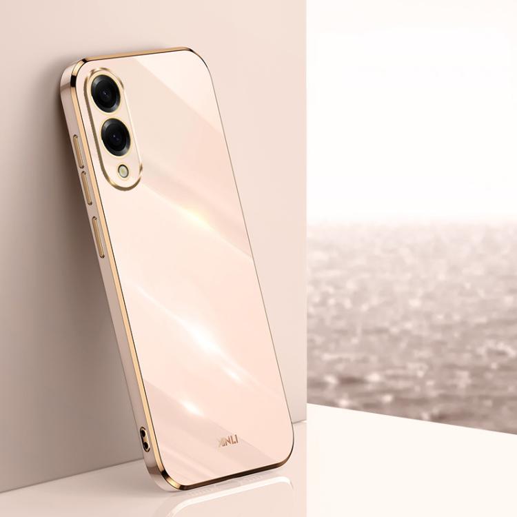 XINLI Straight Edge 6D Electroplate TPU Phone Case, For Samsung Galaxy S25 Edge 5G, For Samsung Galaxy S25 5G, For Samsung Galaxy S25+ 5G, For Samsung Galaxy S25 Ultra 5G, For Samsung Galaxy S24 FE 5G