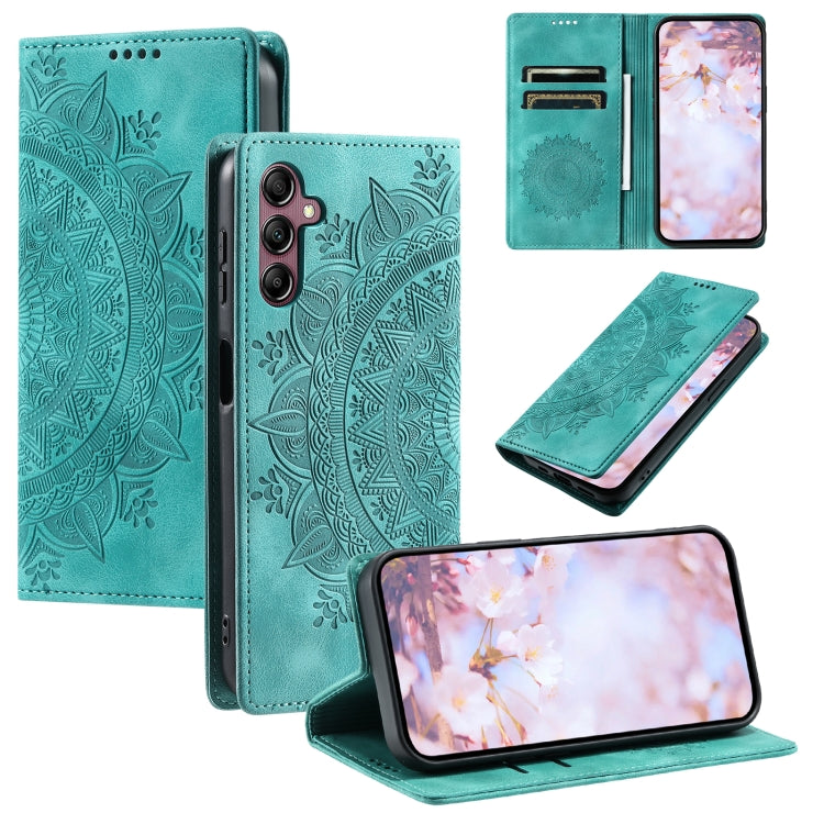 Totem Embossed Magnetic Leather Phone Case, For Samsung Galaxy S25 Edge 5G, For Samsung Galaxy S25 5G, For Samsung Galaxy S25+ 5G, For Samsung Galaxy S25 Ultra 5G