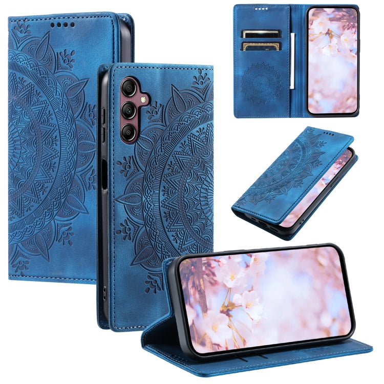 Totem Embossed Magnetic Leather Phone Case, For Samsung Galaxy S25 Edge 5G, For Samsung Galaxy S25 5G, For Samsung Galaxy S25+ 5G, For Samsung Galaxy S25 Ultra 5G