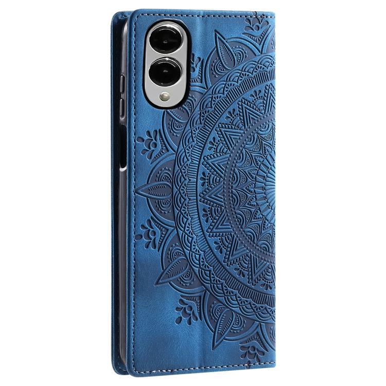 Totem Embossed Magnetic Leather Phone Case, For Samsung Galaxy S25 Edge 5G, For Samsung Galaxy S25 5G, For Samsung Galaxy S25+ 5G, For Samsung Galaxy S25 Ultra 5G