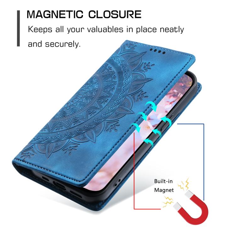 Totem Embossed Magnetic Leather Phone Case, For Samsung Galaxy S25 Edge 5G, For Samsung Galaxy S25 5G, For Samsung Galaxy S25+ 5G, For Samsung Galaxy S25 Ultra 5G