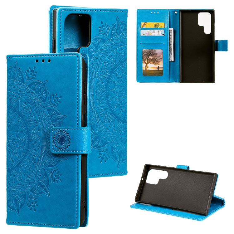 Totem Flower Embossed Leather Phone Case, For Samsung Galaxy S25 FE 5G, For Samsung Galaxy S25 Edge 5G, For Samsung Galaxy S25 5G, For Samsung Galaxy S25+ 5G, For Samsung Galaxy S25 Ultra 5G