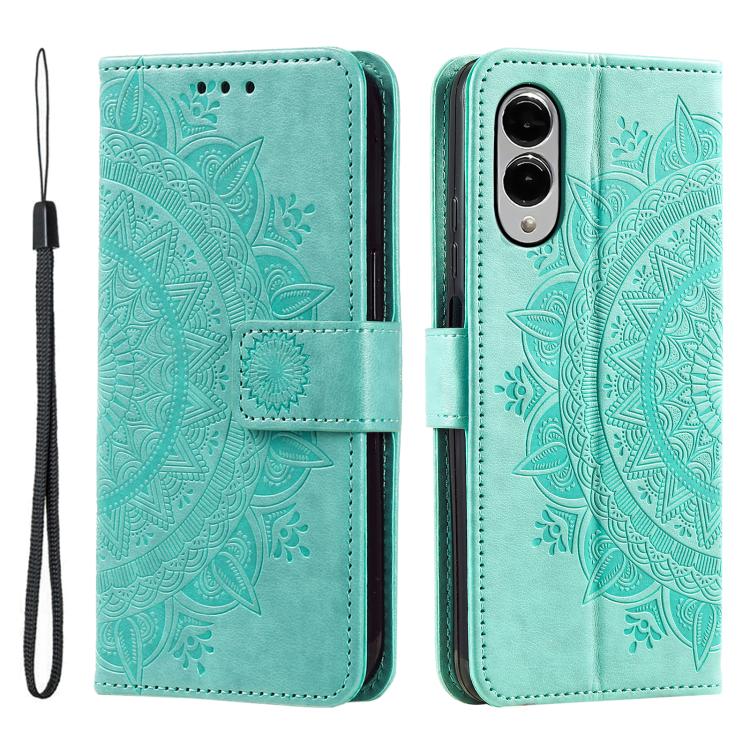 Totem Flower Embossed Leather Phone Case, For Samsung Galaxy S25 FE 5G, For Samsung Galaxy S25 Edge 5G, For Samsung Galaxy S25 5G, For Samsung Galaxy S25+ 5G, For Samsung Galaxy S25 Ultra 5G