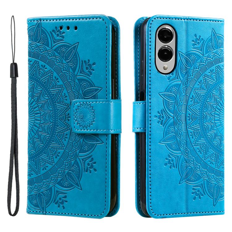 Totem Flower Embossed Leather Phone Case, For Samsung Galaxy S25 FE 5G, For Samsung Galaxy S25 Edge 5G, For Samsung Galaxy S25 5G, For Samsung Galaxy S25+ 5G, For Samsung Galaxy S25 Ultra 5G