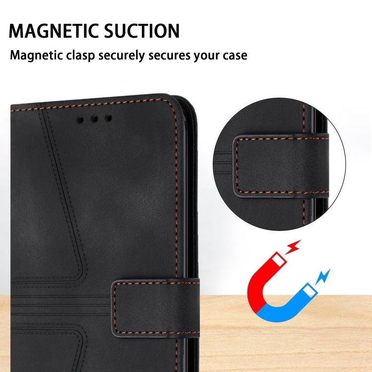 Triangle Solid Color Leather Phone Case, For Samsung Galaxy S25 5G, For Samsung Galaxy S25+5G, For Samsung Galaxy S25 Ultra 5G