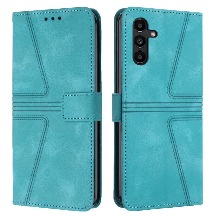Triangle Solid Color Leather Phone Case, For Samsung Galaxy S25 5G, For Samsung Galaxy S25+5G, For Samsung Galaxy S25 Ultra 5G