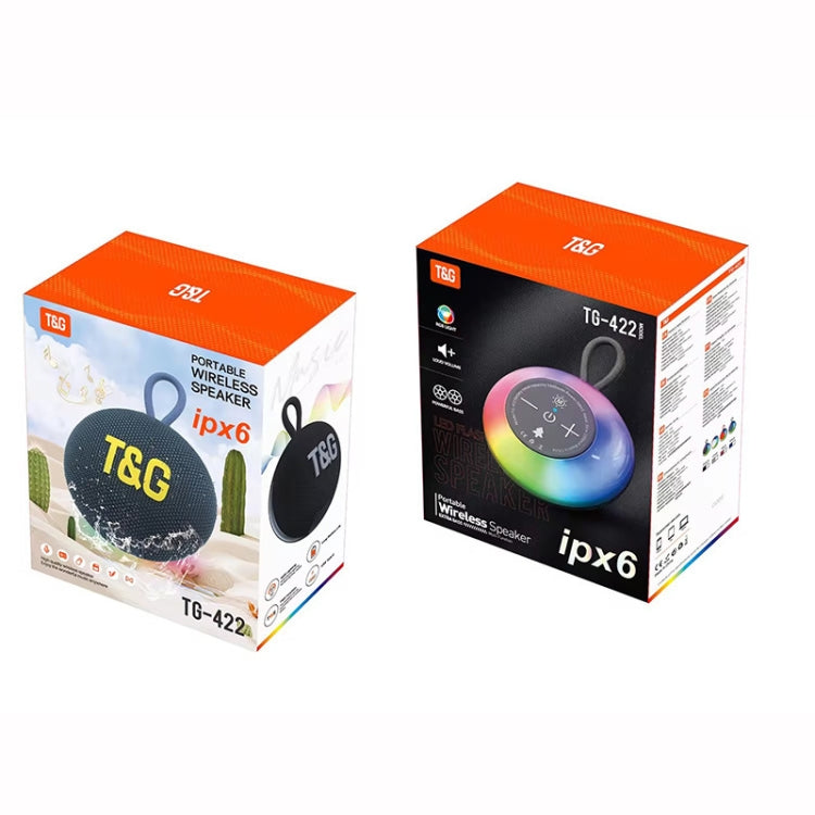 T&G TG-422 TWS Outdoor IPX6 Portable Wireless Bluetooth Speaker with RGB Light
