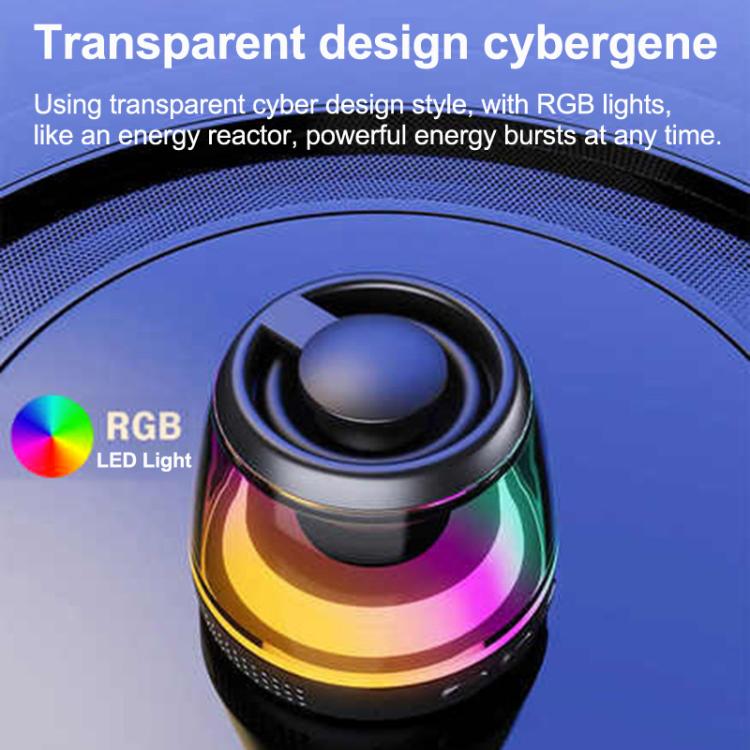 M2 Portable RGB Light Smart Bluetooth Speaker Magnetic Speaker Phone Holder, M2(Black), M2(White)