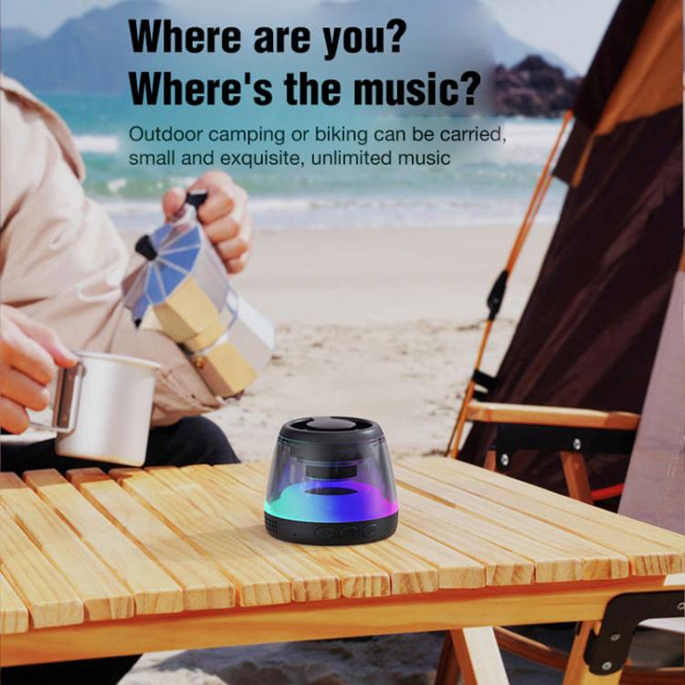 M2 Portable RGB Light Smart Bluetooth Speaker Magnetic Speaker Phone Holder, M2(Black), M2(White)