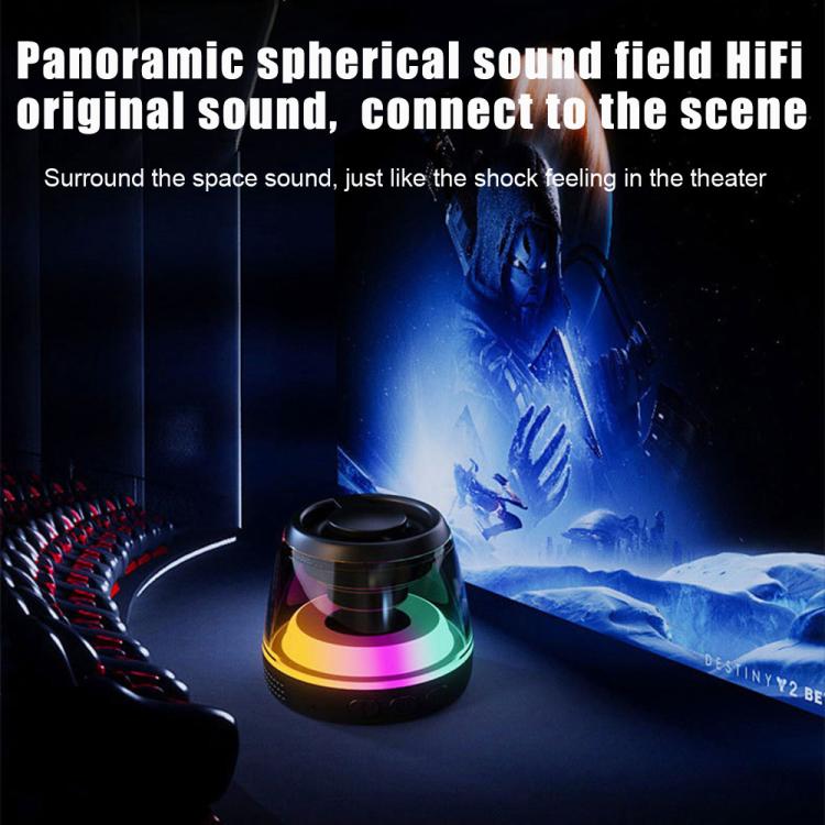 M2 Portable RGB Light Smart Bluetooth Speaker Magnetic Speaker Phone Holder, M2(Black), M2(White)