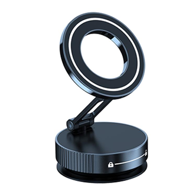 Q89 Foldable Vacuum MagSafe Magnetic Suction Cup Phone Holder, Q89(Black), Q89(Silver)