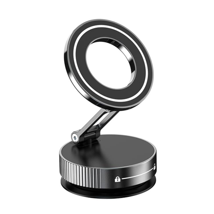 Q89 Foldable Vacuum MagSafe Magnetic Suction Cup Phone Holder, Q89(Black), Q89(Silver)