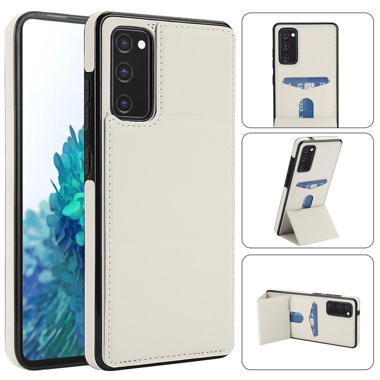 Tri-fold Holder Leather Phone Case with Card Slot, For Samsung Galaxy S23 Ultra 5G, For Samsung Galaxy S23+ 5G, For Samsung Galaxy S23 5G, For Samsung Galaxy S20 FE
