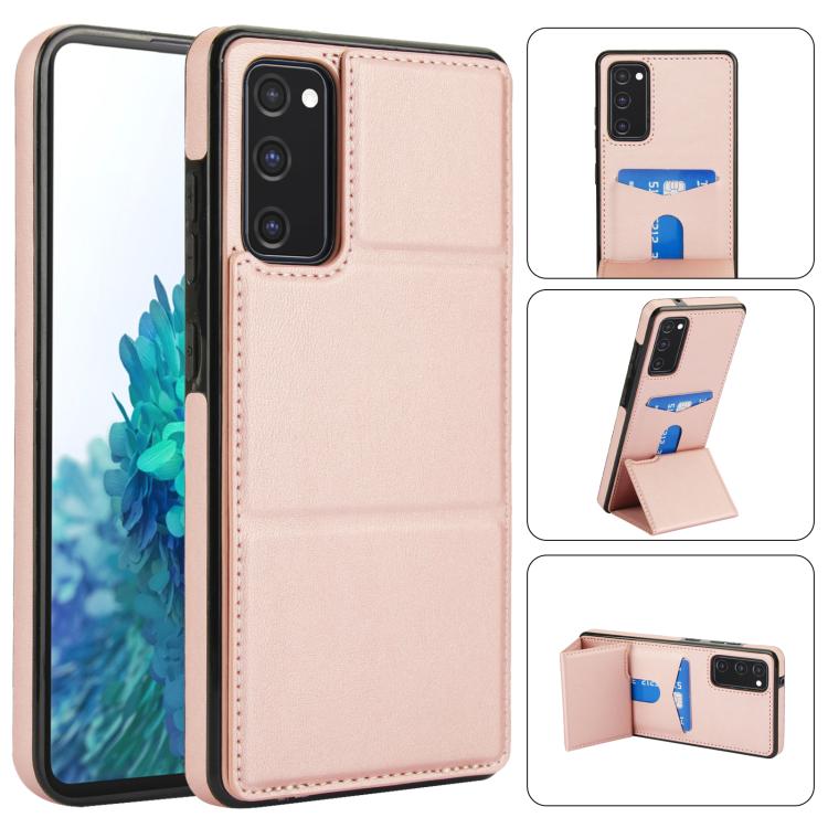 Tri-fold Holder Leather Phone Case with Card Slot, For Samsung Galaxy S23 Ultra 5G, For Samsung Galaxy S23+ 5G, For Samsung Galaxy S23 5G, For Samsung Galaxy S20 FE