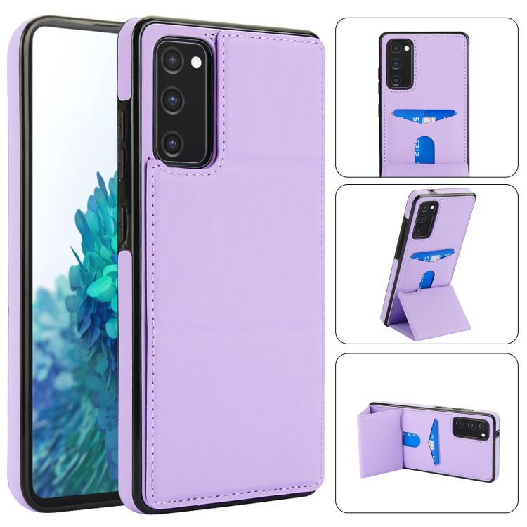 Tri-fold Holder Leather Phone Case with Card Slot, For Samsung Galaxy S23 Ultra 5G, For Samsung Galaxy S23+ 5G, For Samsung Galaxy S23 5G, For Samsung Galaxy S20 FE
