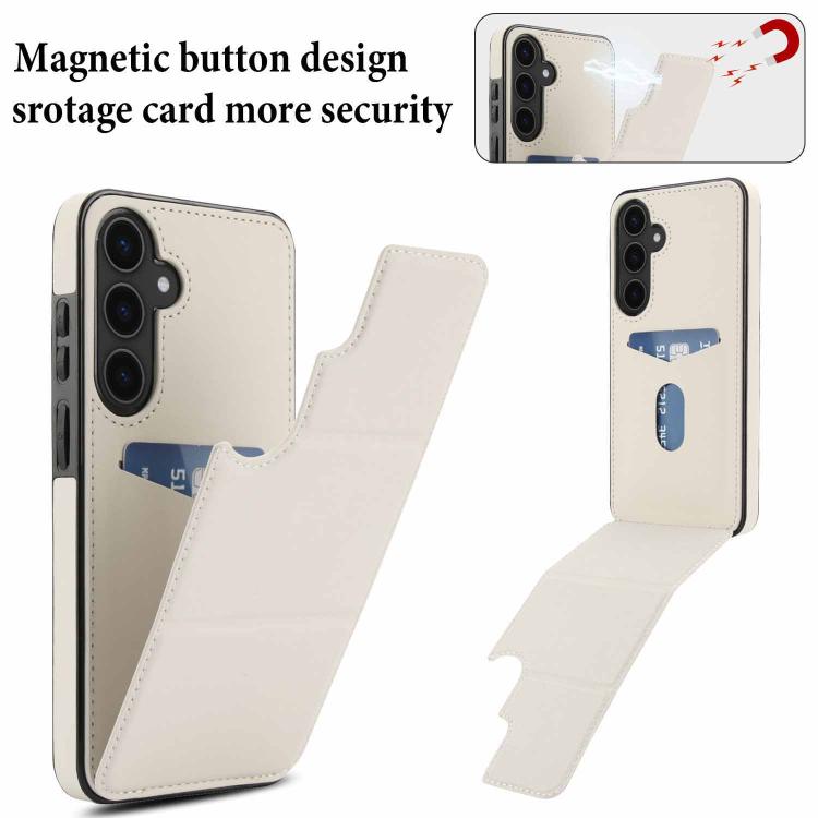 Tri-fold Holder Leather Phone Case with Card Slot, For Samsung Galaxy S25 5G, For Samsung Galaxy S25+ 5G, For Samsung Galaxy S25 Ultra 5G, For Samsung Galaxy S24 FE 5G