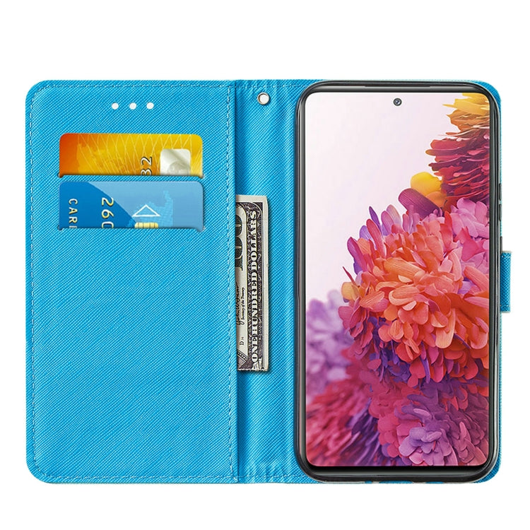Colored Drawing Pattern Horizontal Flip Leather Case with Holder & Card Slot & Lanyard, For Samsung Galaxy S20 FE, For Samsung Galaxy S20 FE 5G