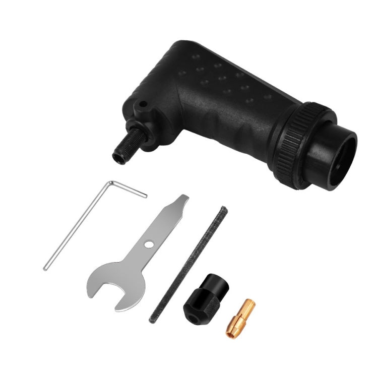 Right Angle Converter Rotary Tool Attachment fit for Original Dremel 4000 3000 275 Electric Grinder Accessory, Right Angle Converter