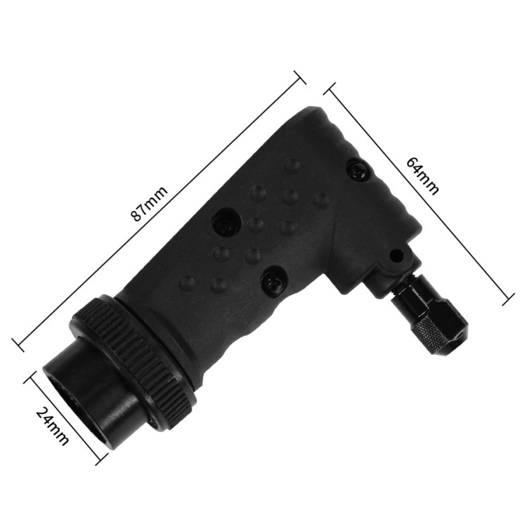 Right Angle Converter Rotary Tool Attachment fit for Original Dremel 4000 3000 275 Electric Grinder Accessory, Right Angle Converter