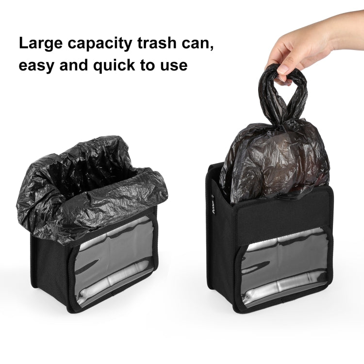 FUNADD Portable Folding Car Back Seat Hook Storage Box
