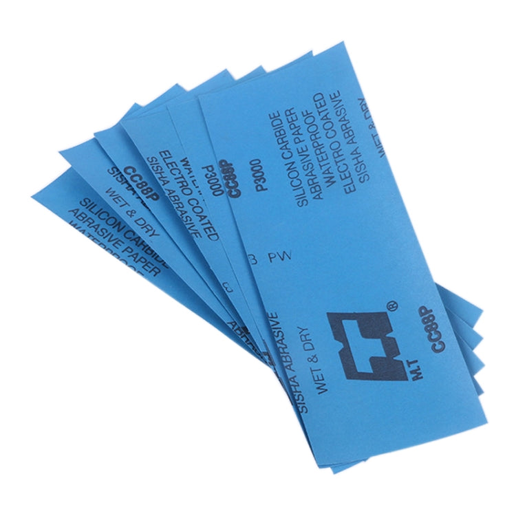 10pcs Grit 400 Wet And Dry Polishing Grinding Sandpaper,Size: 23 x 9cm, Grit 400
