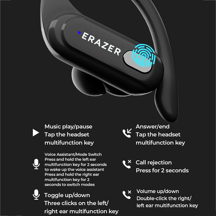 Lenovo XT60 Bluetooth 5.3 Ear-mounted Sports Wireless Bluetooth Earphone