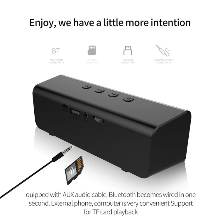 ZEALOT S31 10W 3D HiFi Stereo Wireless Bluetooth Speaker, Support Hands-free / USB / AUX / TF Card, S31