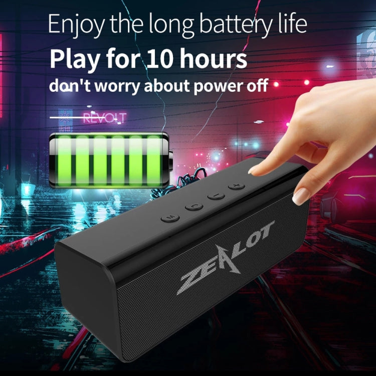 ZEALOT S31 10W 3D HiFi Stereo Wireless Bluetooth Speaker, Support Hands-free / USB / AUX / TF Card, S31