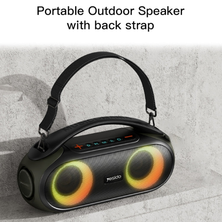 Yesido YSW19 Colorful RGB Portable Outdoor Bluetooth Speaker