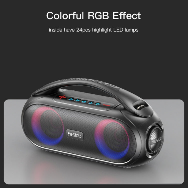 Yesido YSW19 Colorful RGB Portable Outdoor Bluetooth Speaker
