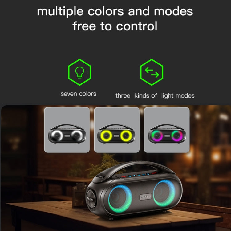 Yesido YSW19 Colorful RGB Portable Outdoor Bluetooth Speaker